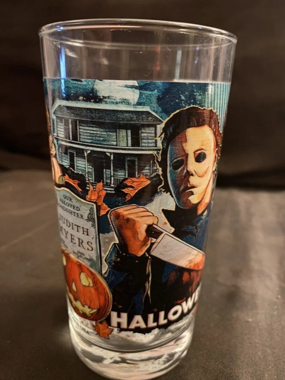 Universal Studios Halloween Horror Nights 2022 Michael Myers Collectible Glass
